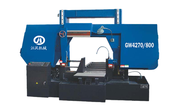 龙圩GW4270/800双柱龙门卧式带锯床